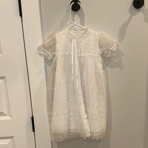EUC Golden Age 6 months Vintage Baby Christening Baptism Baby Dress Gown Robe